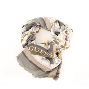 Guess dámský šedý šátek se vzorem - T/U (PYT)